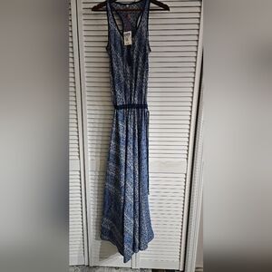 Raga Elegant Blue Sleeveless Maxi Dress